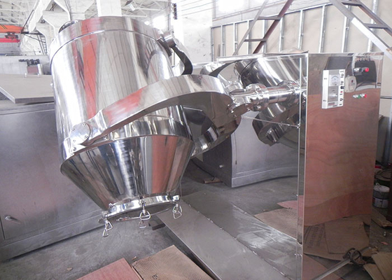 Three Dimensional Movement Swing Stainless Steel Mixer For Powder / Particles